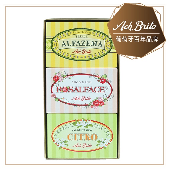 【艾須‧布里托Ach Brito】Oval SOAP BOX 奧芙香皂禮盒