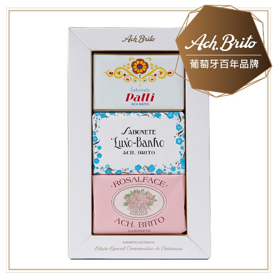 【艾須‧布里托Ach Brito】Pack of Historical soaps 故事集香皂禮盒