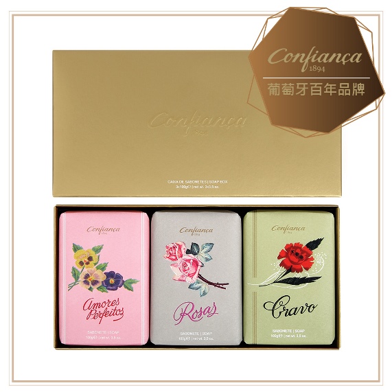 【恭菲卡Confinaca】FLORES Soap Box 經典花語香皂禮盒