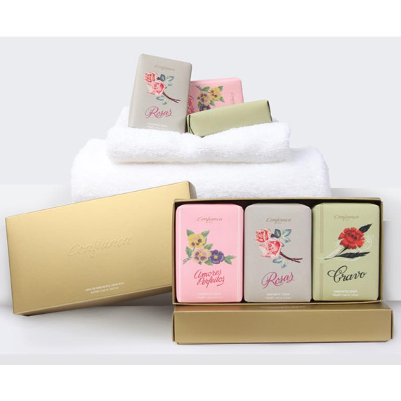 【恭菲卡Confinaca】FLORES Soap Box 經典花語香皂禮盒