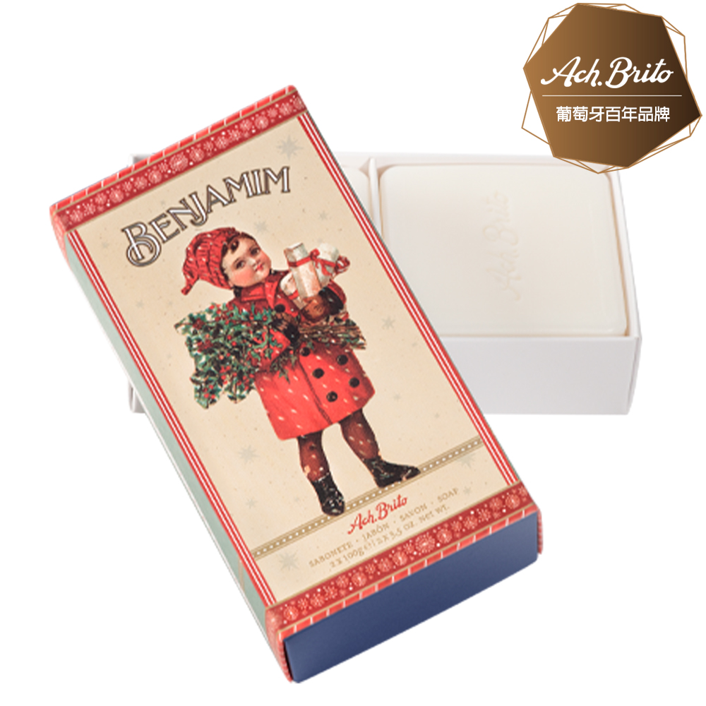【Ach Brito 艾須‧布里托】歐風古典童話班傑明香氛皂禮盒2x100g